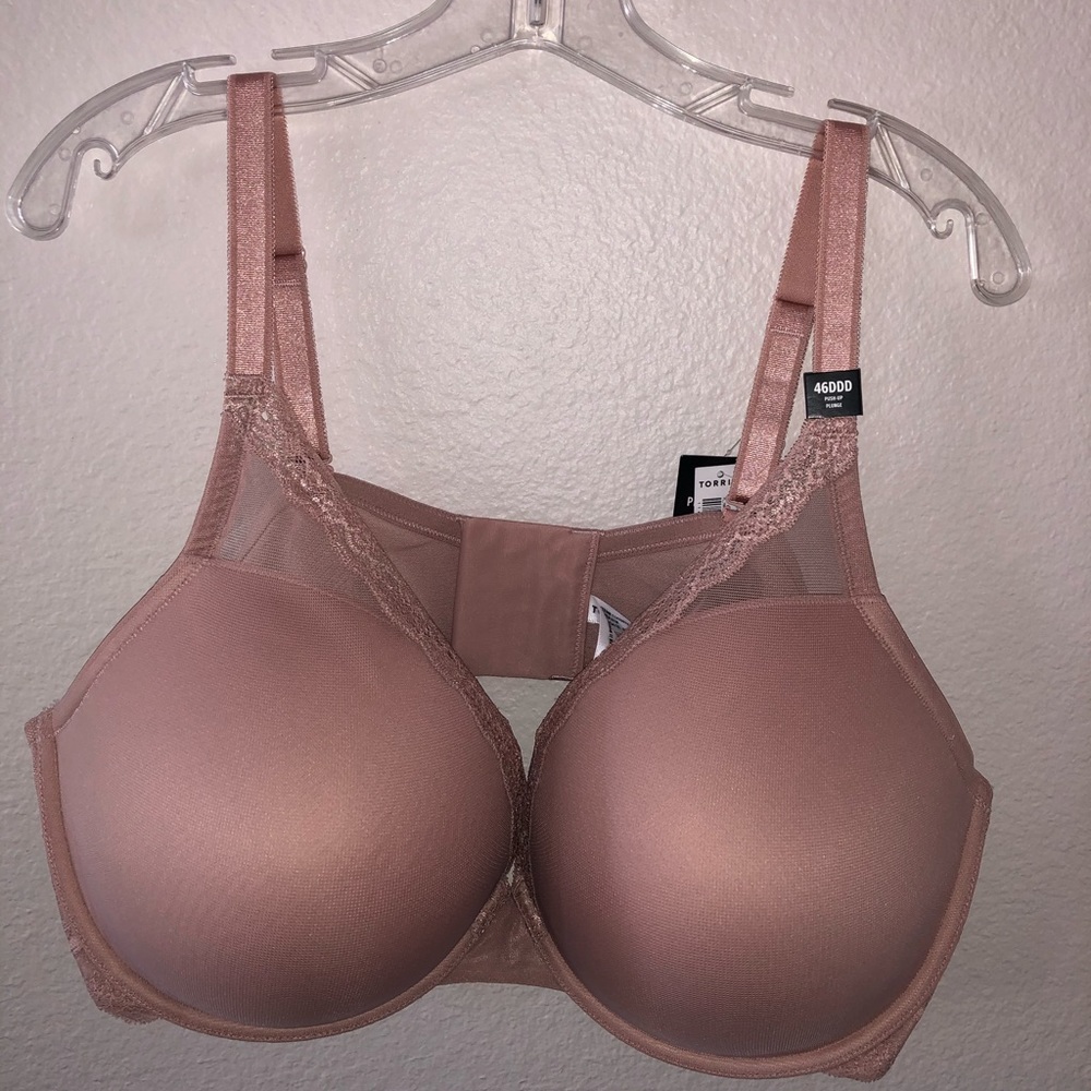 Torrid Nude 46 DDD Push-up plunge bra
